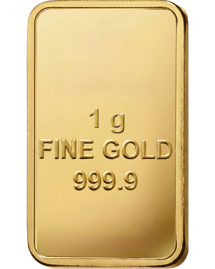 1g fine gold bar